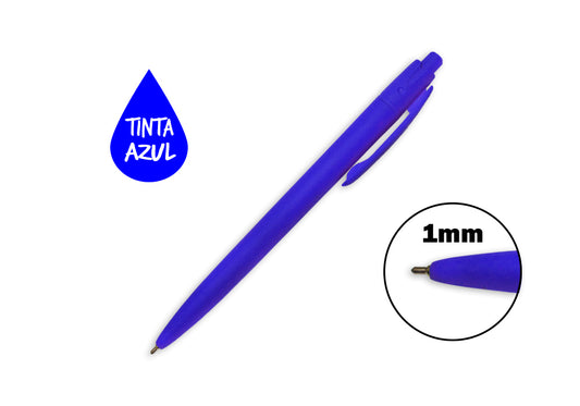 Bolígrafo Retráctil 1.0Mm Azul