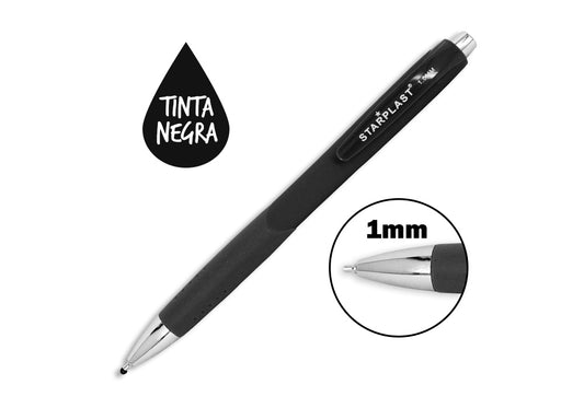 Bolígrafo 1.0Mm Tinta Gel Negro