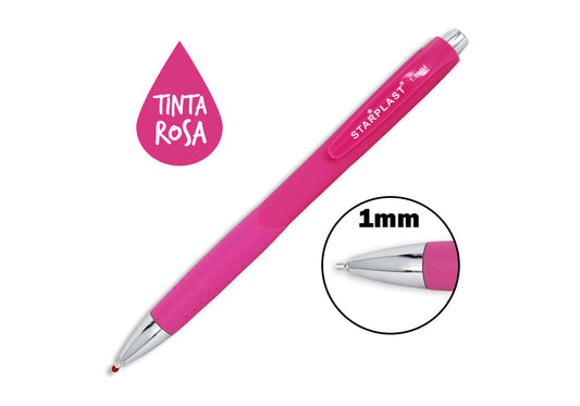 Bolígrafo 1.0Mm Tinta Gel Rosa