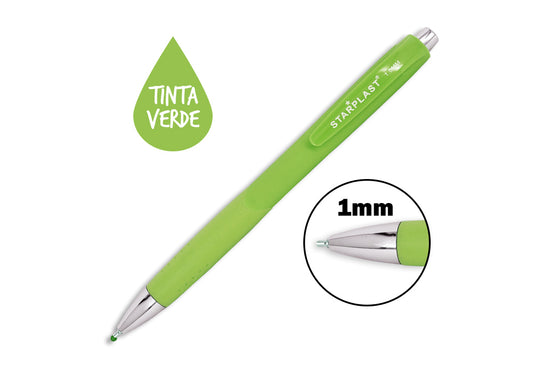 Bolígrafo 1.0Mm Tinta Gel Verde
