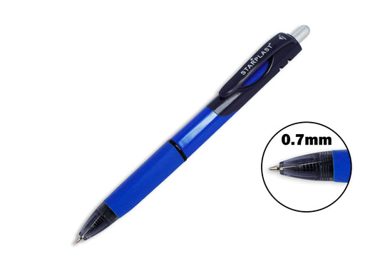 Bolígrafo Con Antideslizante Cuerpo Triangular 0.7Mm Azul