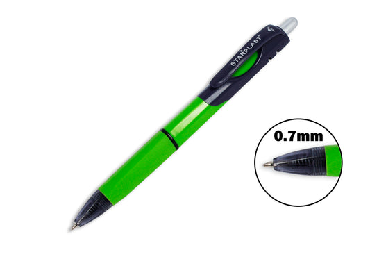 Bolígrafo Con Antideslizante Cuerpo Triangular 0.7Mm Verde