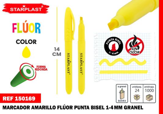 Marcador de flúor amarelo