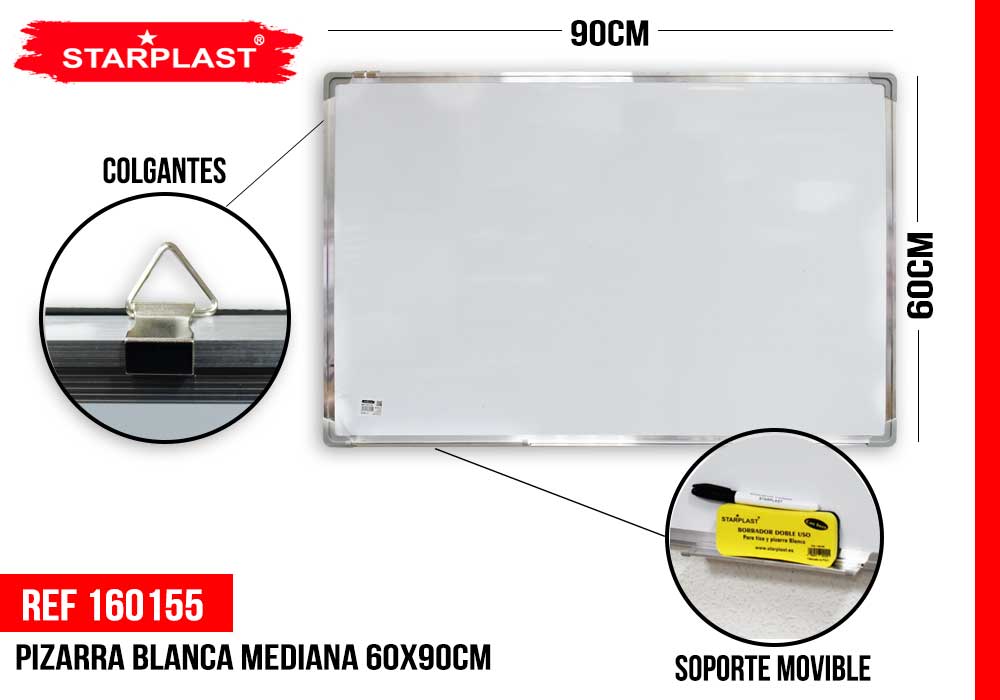 Pizarra Blanca 60X90Cm