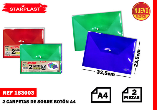 Carpeta De Sobre A4 2Pcs