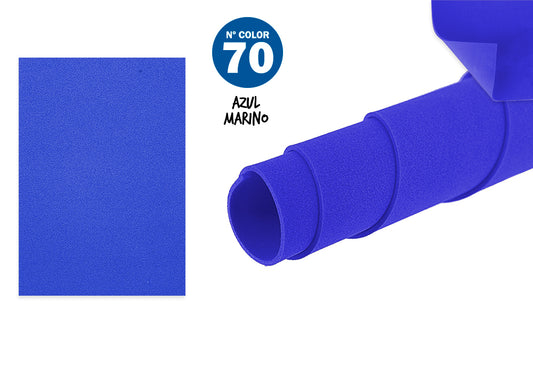 Goma Eva 40X60Cm 2Mm N71 Azul Oscuro 10U