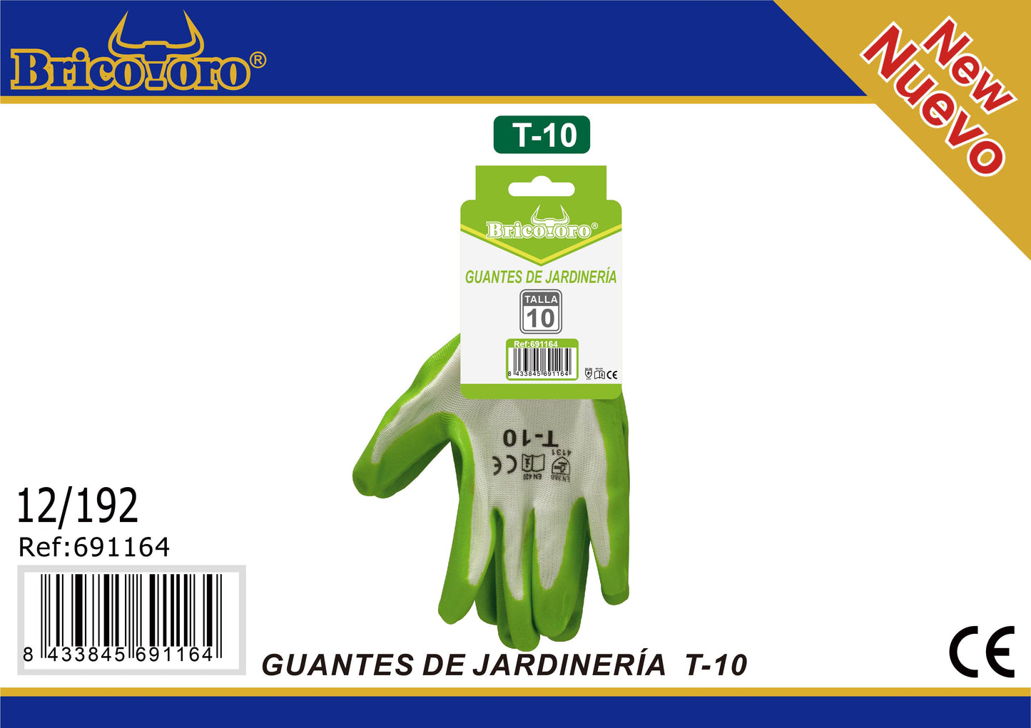 Guantes De Jardineria T-10