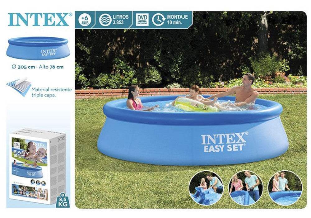 Piscina Hinchable Intex Easy Set 3853 L, 305x76cm