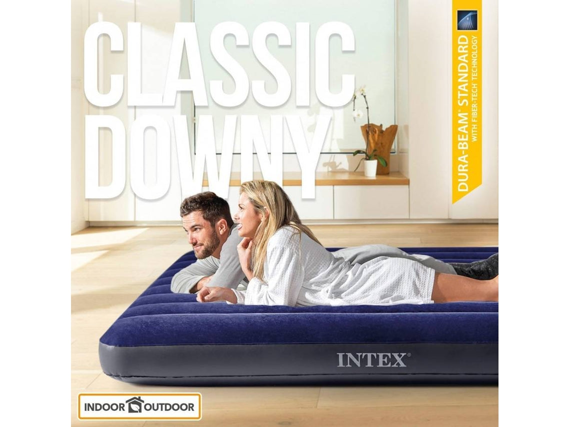 Colchón Hinchable Intex Dura-Beam Classic Downy (191 x 137 x 25 cm)