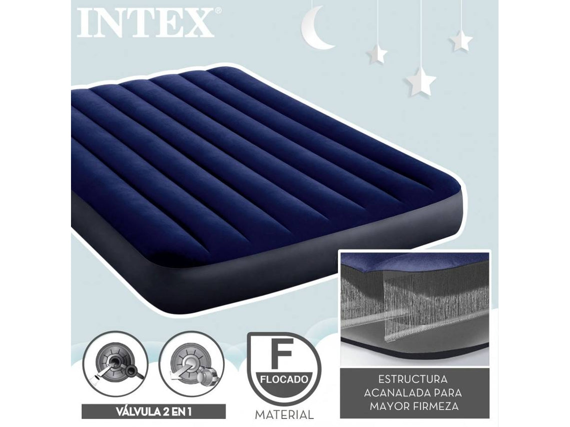 Colchão Insuflável Intex Dura-Beam Classic Downy (191 x 137 x 25 cm)