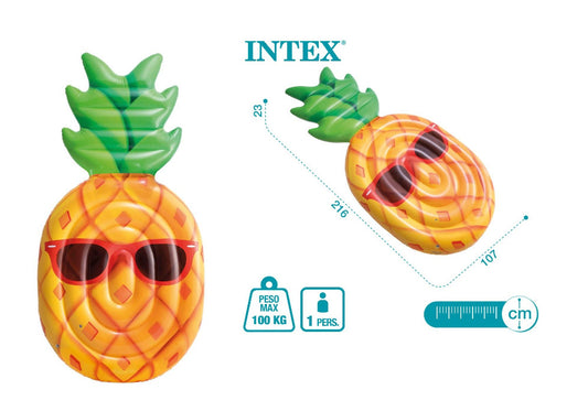 Colchoneta Hinchable Piña Intex