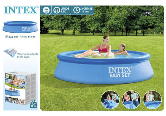 Piscina Hinchable Easy Set 244X61cm 1942L. Intex