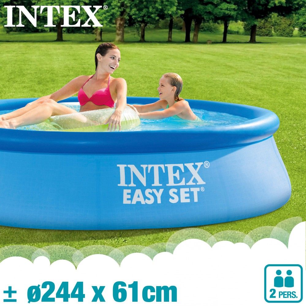 Piscina Hinchable Easy Set Intex Con Depuradora 240x61cm 1942L