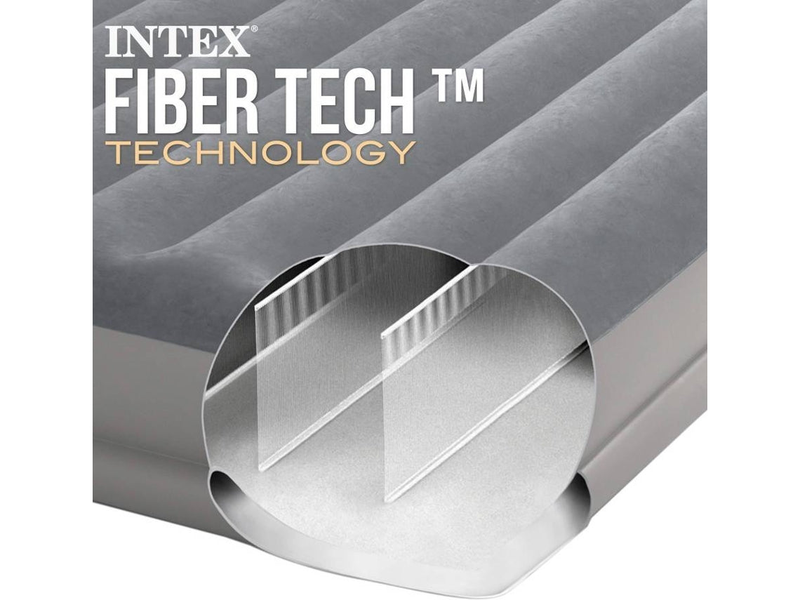 Colchão inflável INTEX Double Dura Beam Prestige (152x203x30 cm)