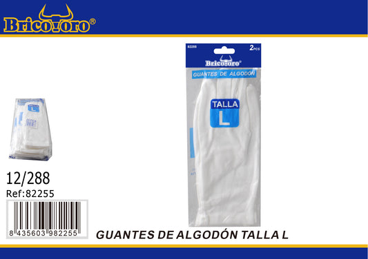 Guante Algodon Talla.L
