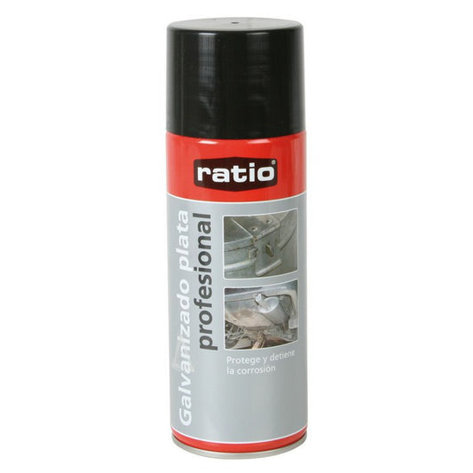 Spray galvanizado plata 400ml Ratio