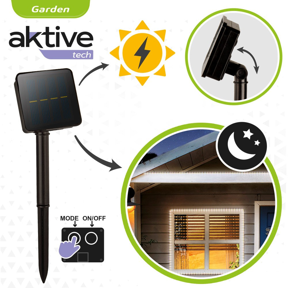 Tira Led Solar 3 M-Aktive Garden