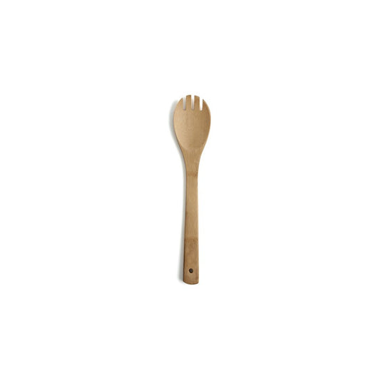 Cucharón tenedor Quid Renova Bambú 30 cm