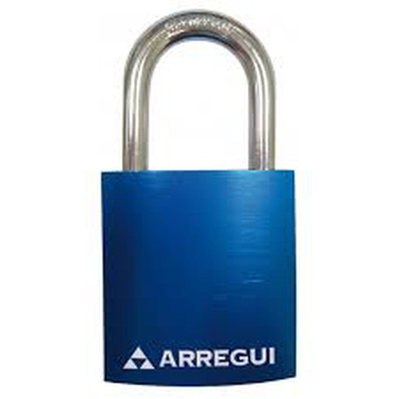 Candado Aluminio azul 20 mm. Arregui