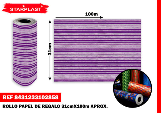 Eu-6866 Rolo de papel para todo o ano 31X100Cm