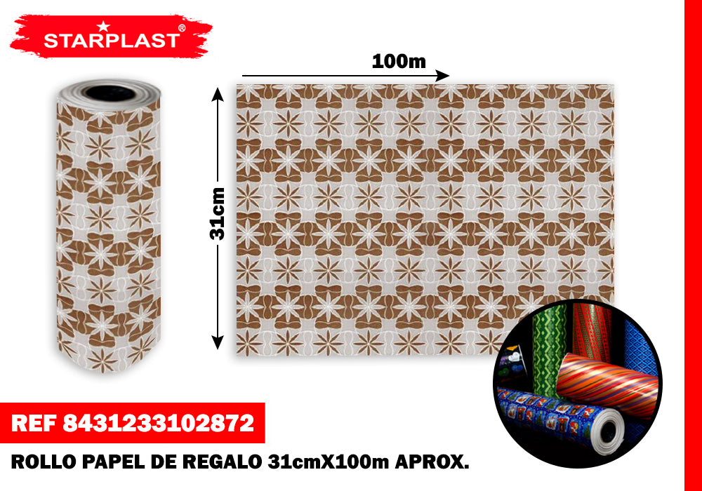 Eu-6867 Rollo Papel Todo Ano 31X100Cm