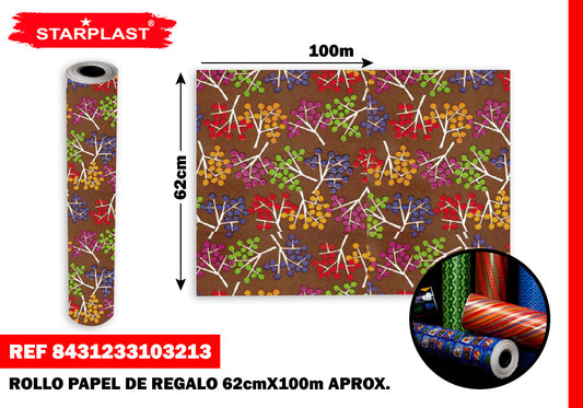 Eu-6859 Rollo Papel Todo Ano 62X100Cm