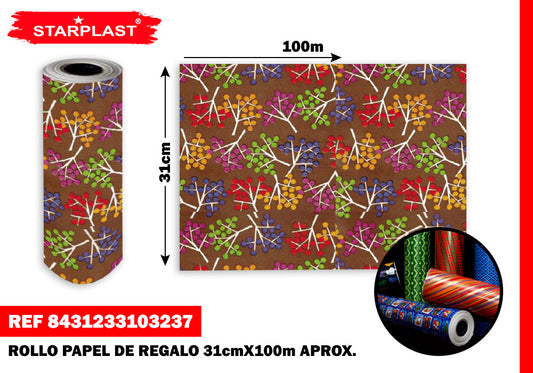 Eu-6859 Rollo Papel Todo Ano 31X100Cm