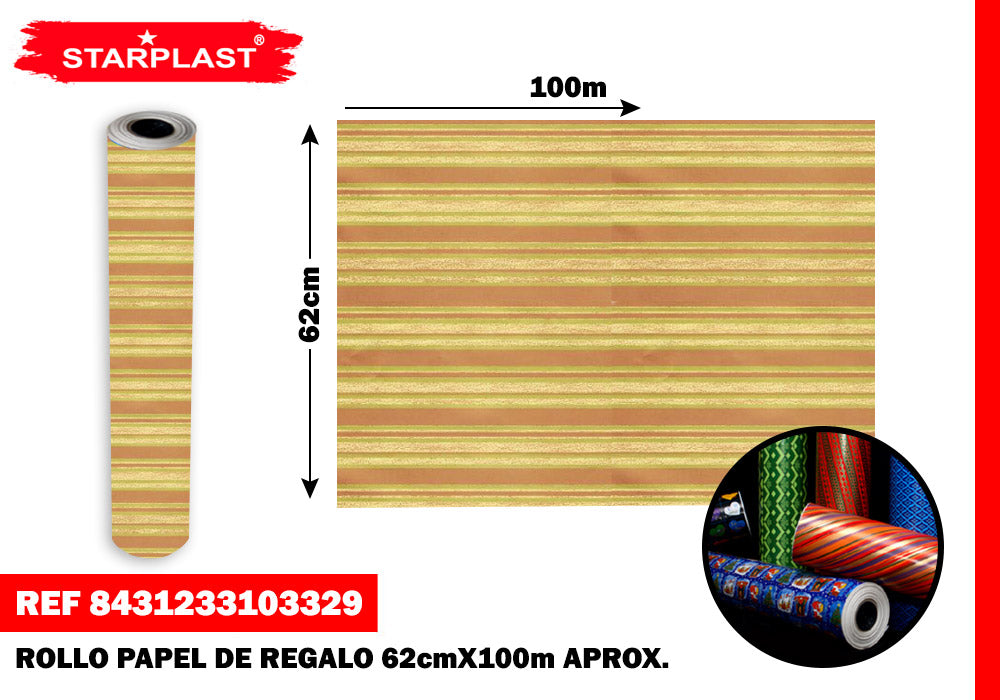 Eu-6864 Rolo de papel para todo o ano 62X100Cm