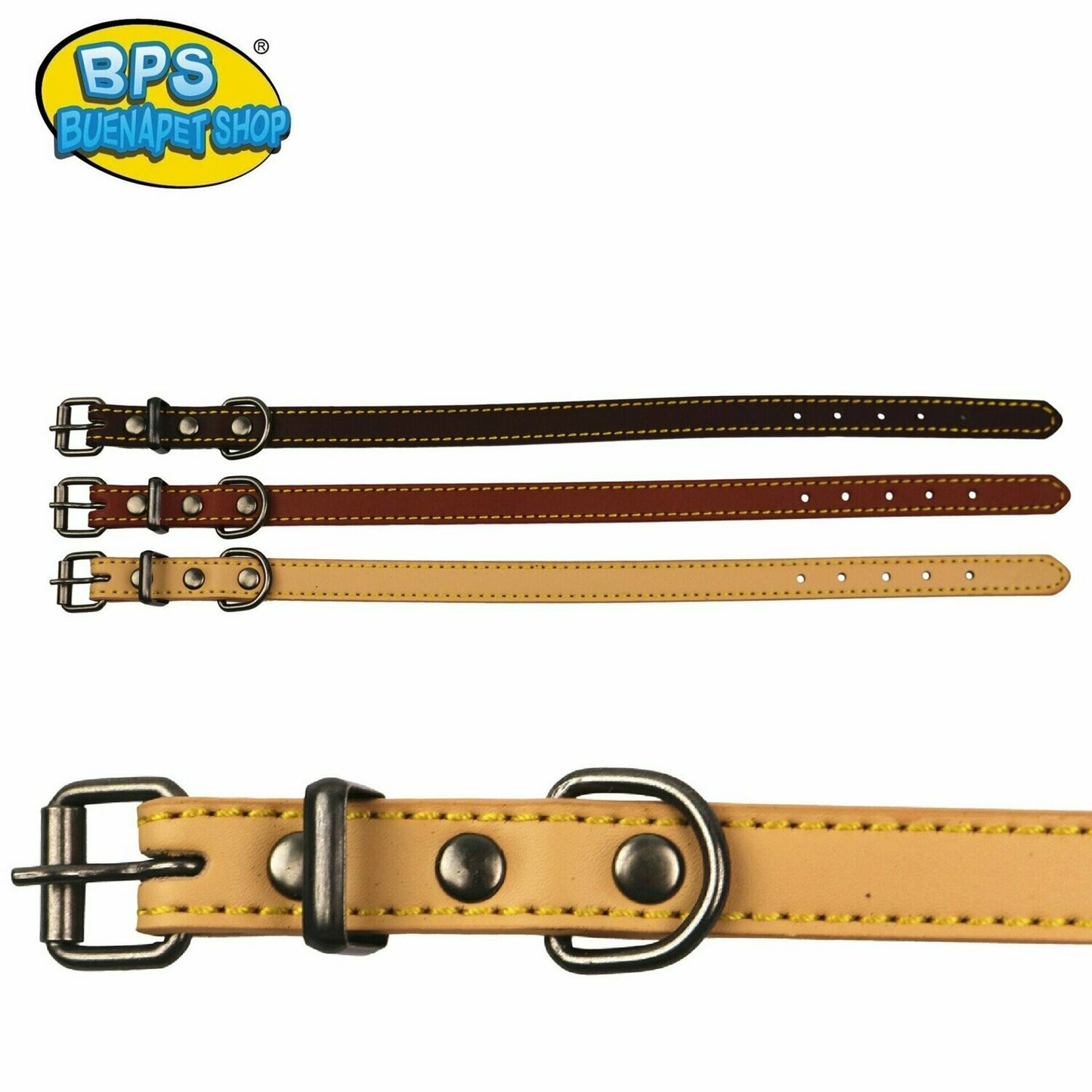 Bps-8005 Collar Para Perro 1.5X35Cm Color Aleatorio