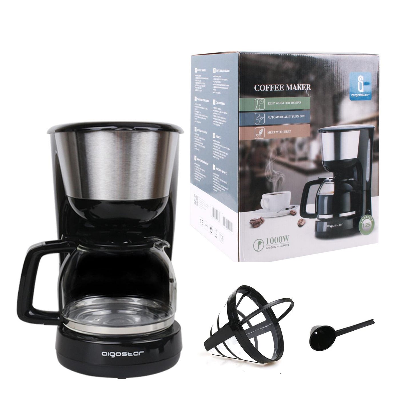 MAQUINA DE CAFE CON DISENO BASADO 1.5L