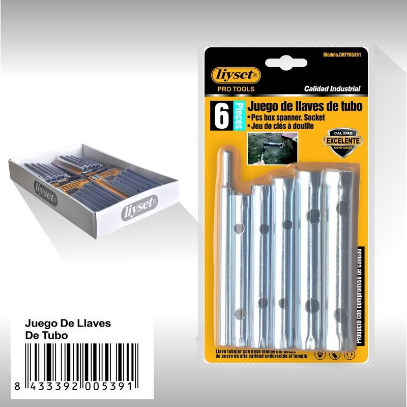 LLAVES DE TUBO 6PCS