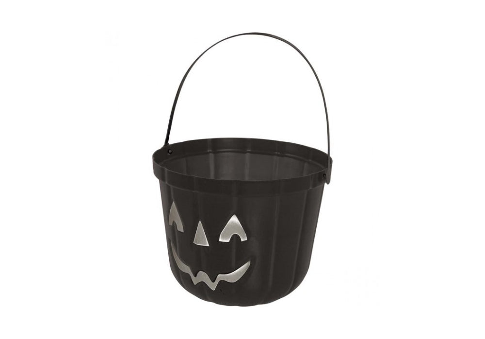 Cubo Calabaza 20 Cms.Negro