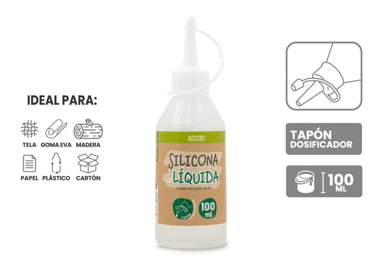 Silicona Líquida Transparente 100Ml