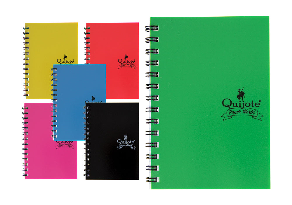 O caderno 85X125 80H 60G/M2 esquadra a tampa plástica de 4X4Mm