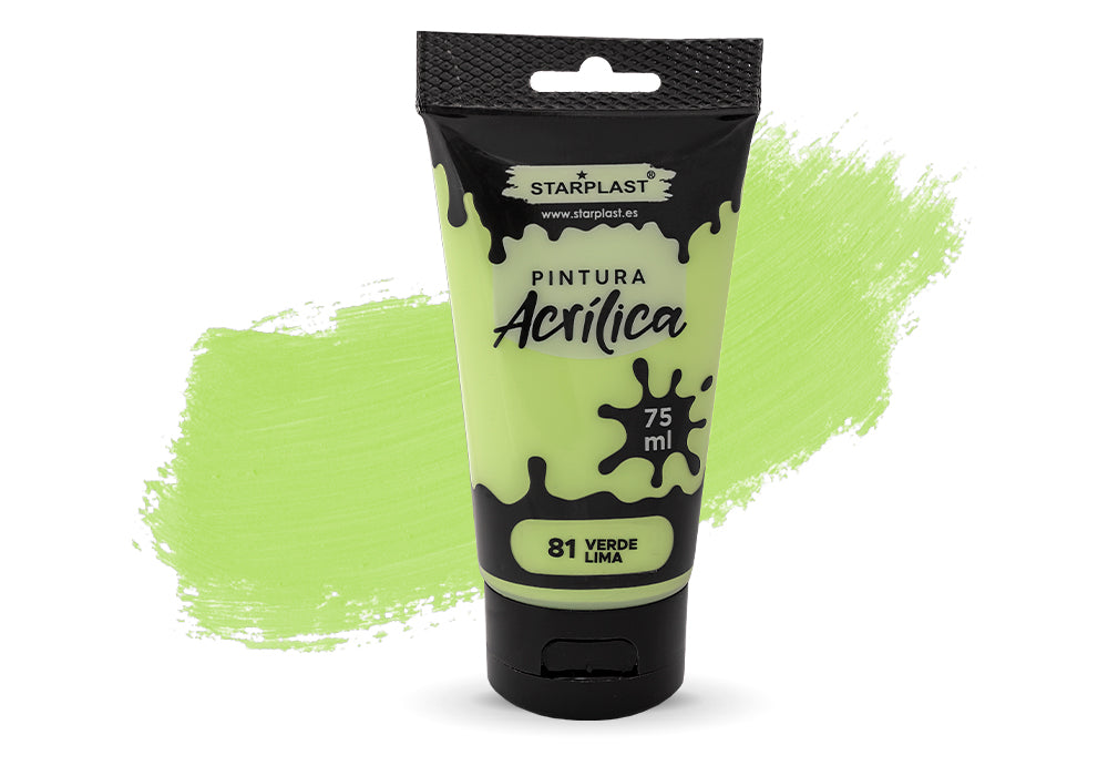 Tinta Acrílica 75 Ml Verde Limão