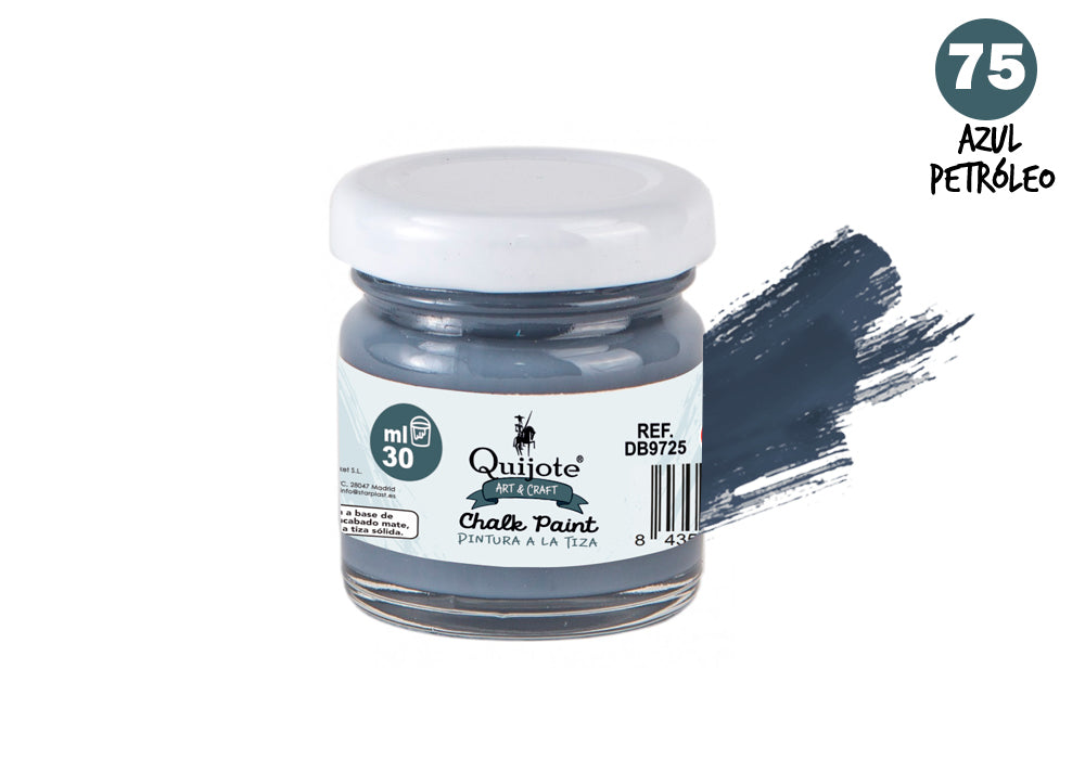 Pintura A La Tiza 30Ml N75 Azul Petróleo