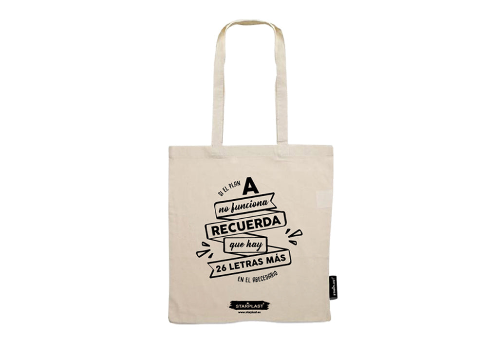 Tote Bag 32X37Cm Diseño Frase