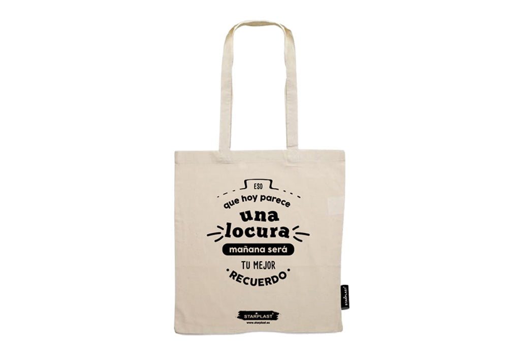 Tote Bag 32X37Cm Diseño Frase