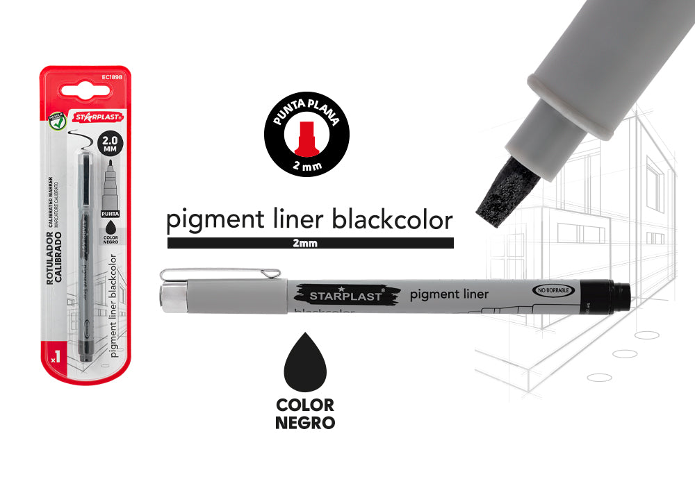 Estilógrafo Pigment Liner 2.0Mm Negro