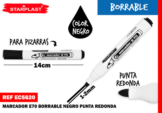 Rot.E70 Para Pizarra Negro