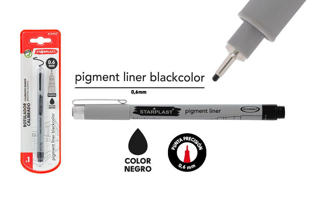 Rotulador Calibrado Pigment Liner 0.6Mm