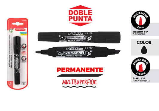 Rot.Permanente Doble  Negro