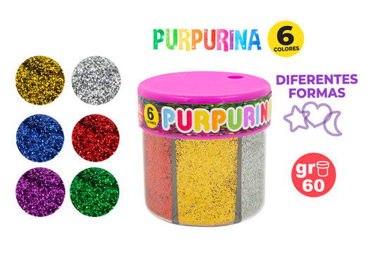 Dosificador Purpurina 6 X 10Gr