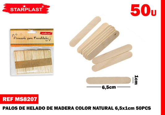 Palo Madera 65Mm 50Pcs