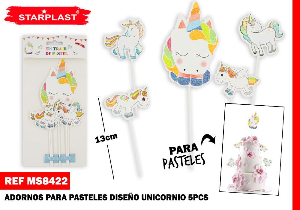 Decoração de Bolo 5Pcs