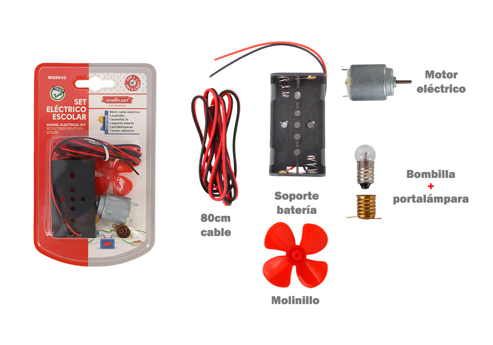 Set Electrico Escolar Manualidades