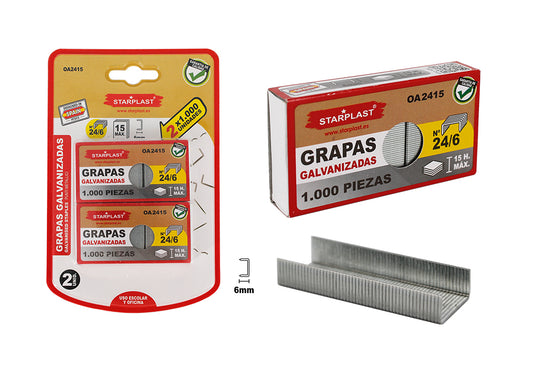 Grapas Galvanizadas N24/6 2U