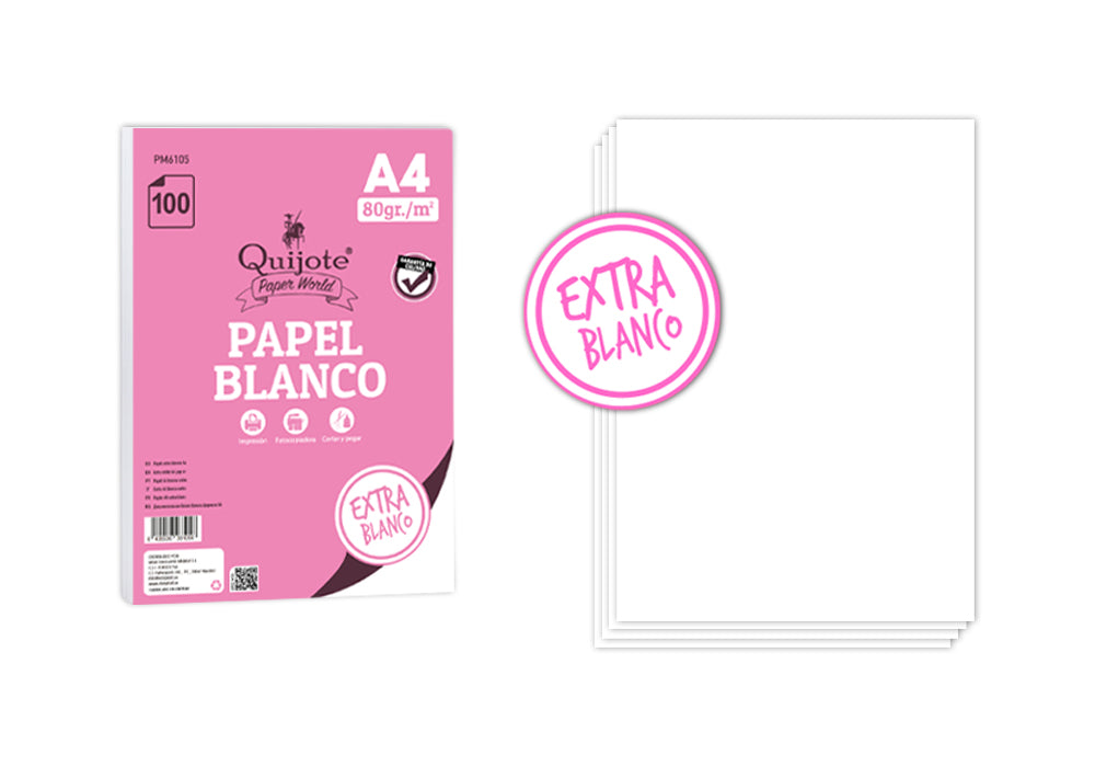 Papel Branco A4 100U 80G/M5