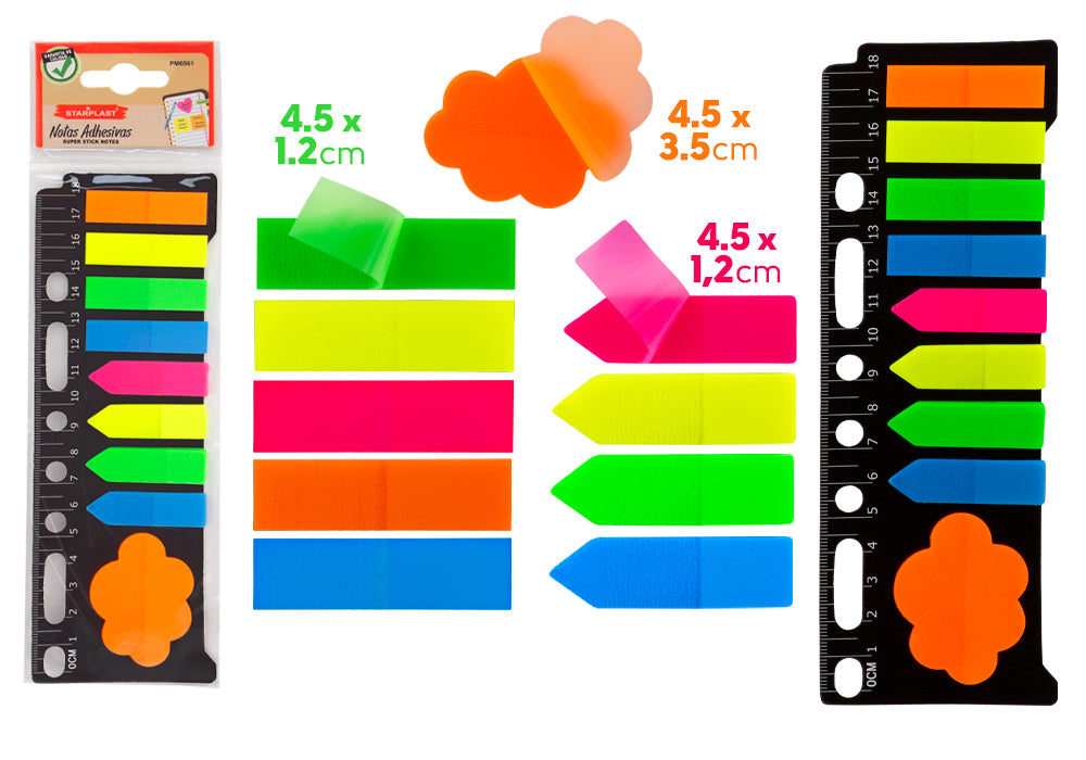 Conjunto de notas adesivas