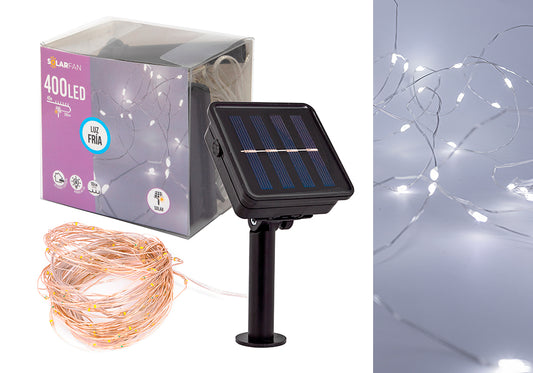 400 Luces Led Solarfan - Guirnalda Con Luz Fría